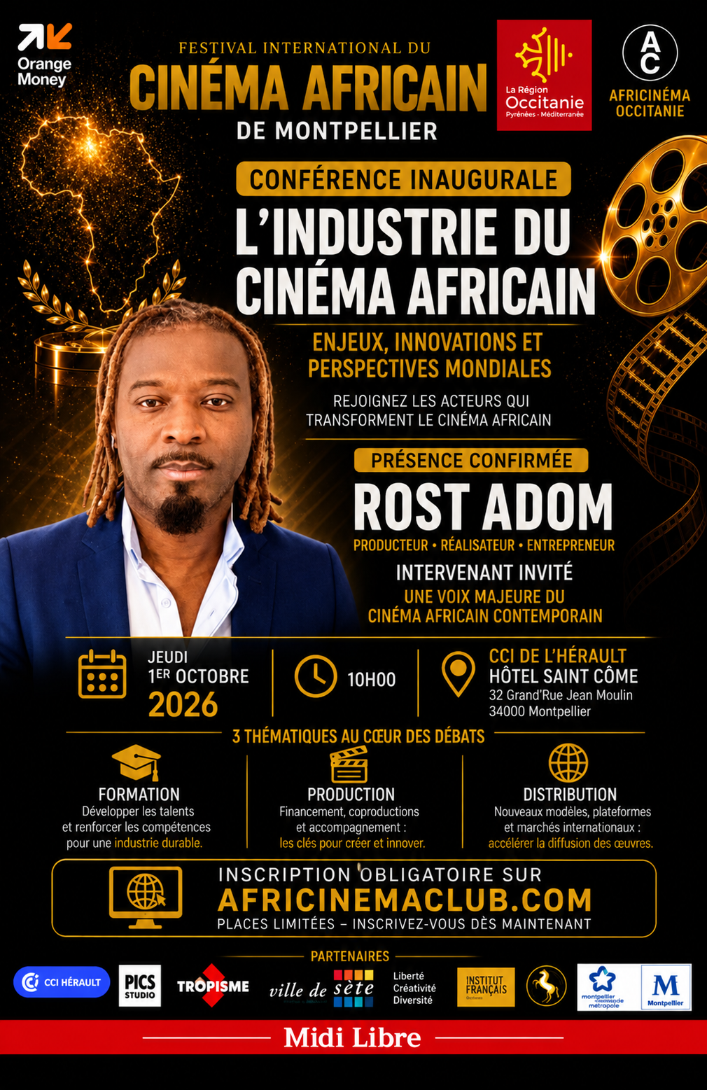 Rost Adom — Producteur · réalisateur · entrepreneur
