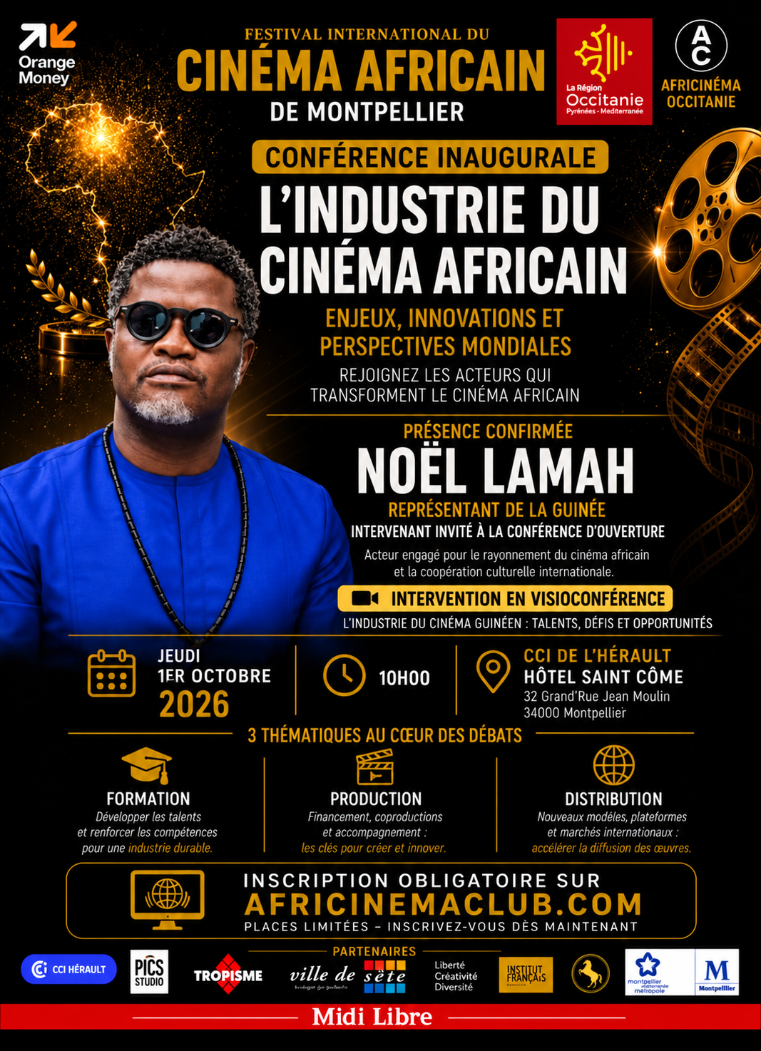 Noël Lamah — Représentant de la Guinée · en visioconférence